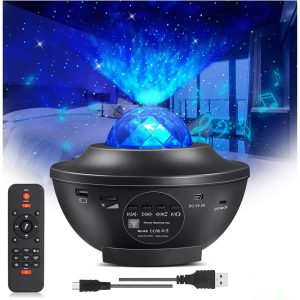 Galaxy Light Projector with Remote & Bluetooth Speaker