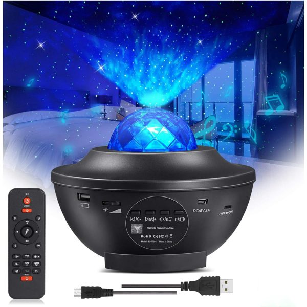 Galaxy Light Projector with Remote & Bluetooth Speaker