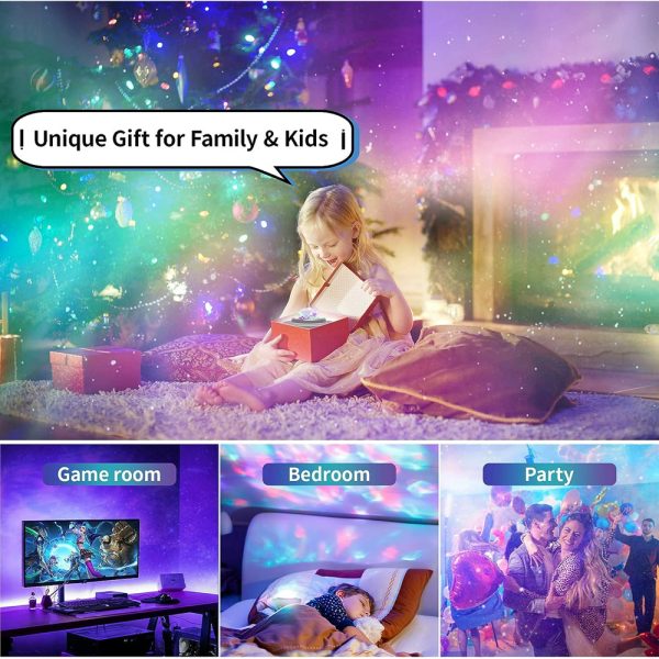 Galaxy Light Projector with Remote & Bluetooth Speaker - Image 5