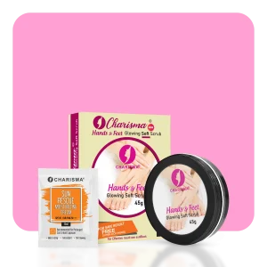 Hands and Feet Whitening Scrub with free Sunblock