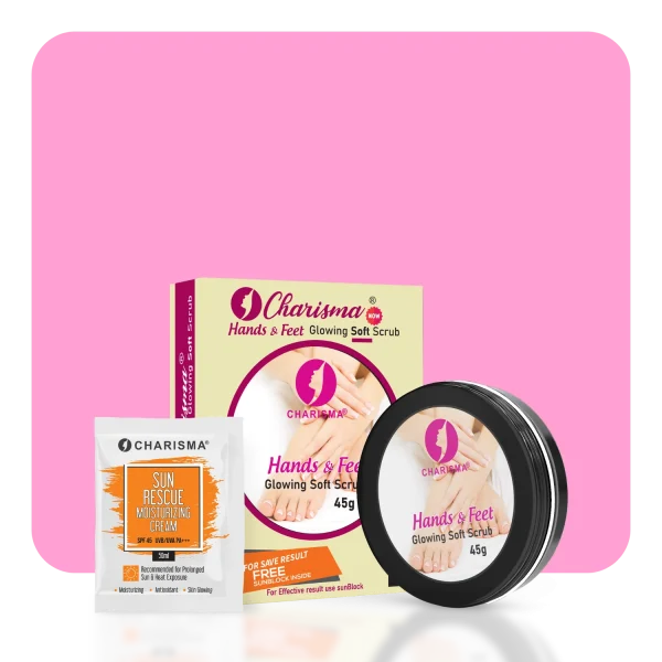 Hands and Feet Whitening Scrub with free Sunblock